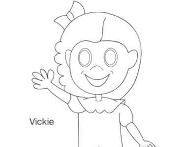 Vickie coloring page